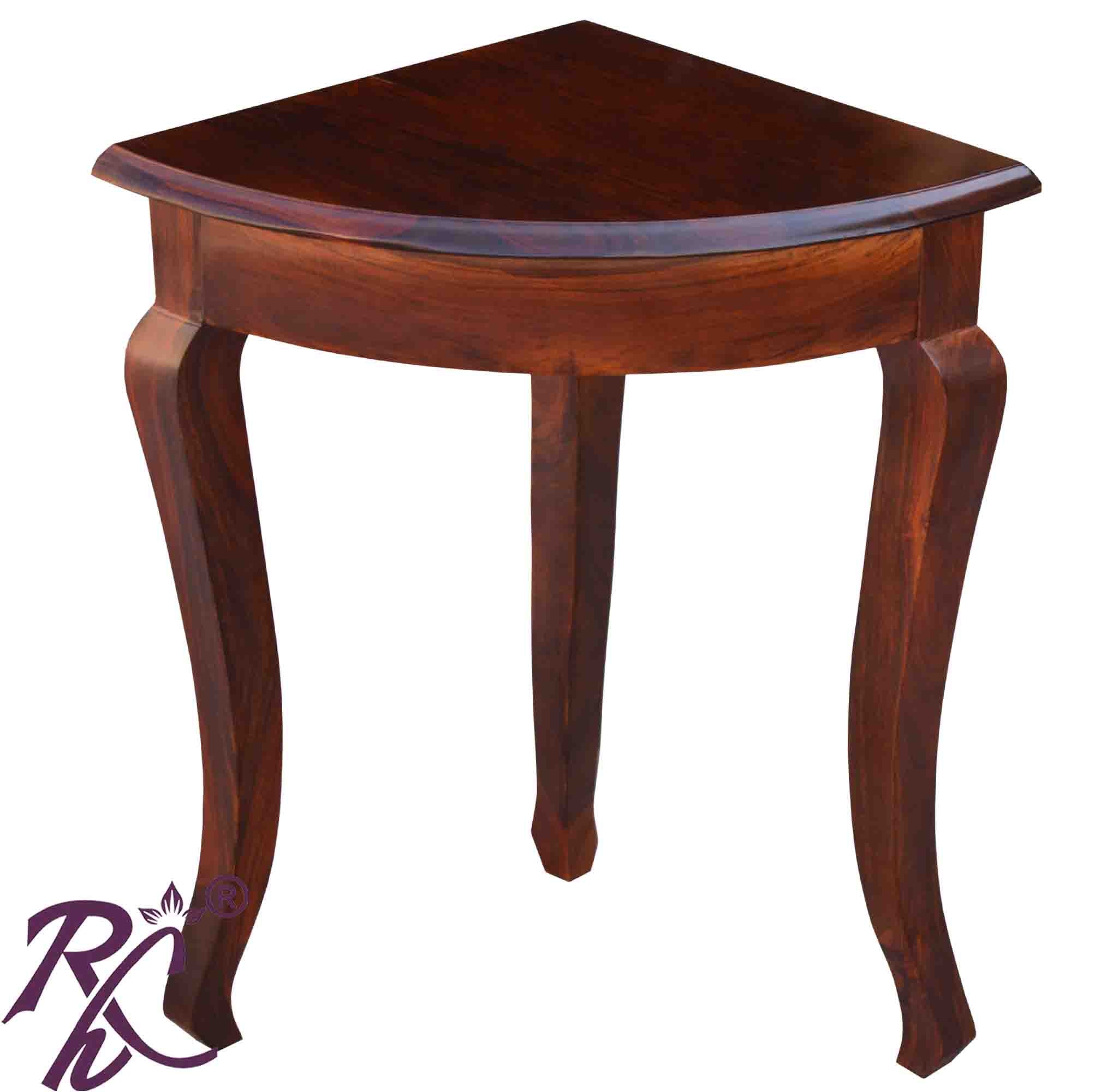 Solid Wood Corner Table Small RAJ HANDICRAFT