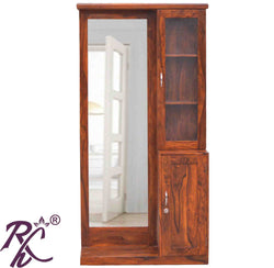 Solid Wooden Dresser With Stool