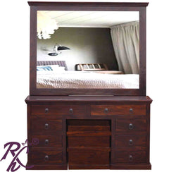 Solid Wood Large 8 Drawer Dresser