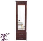 Solid Wood Kubera 2 Drawer Dresser Almirah With Stool