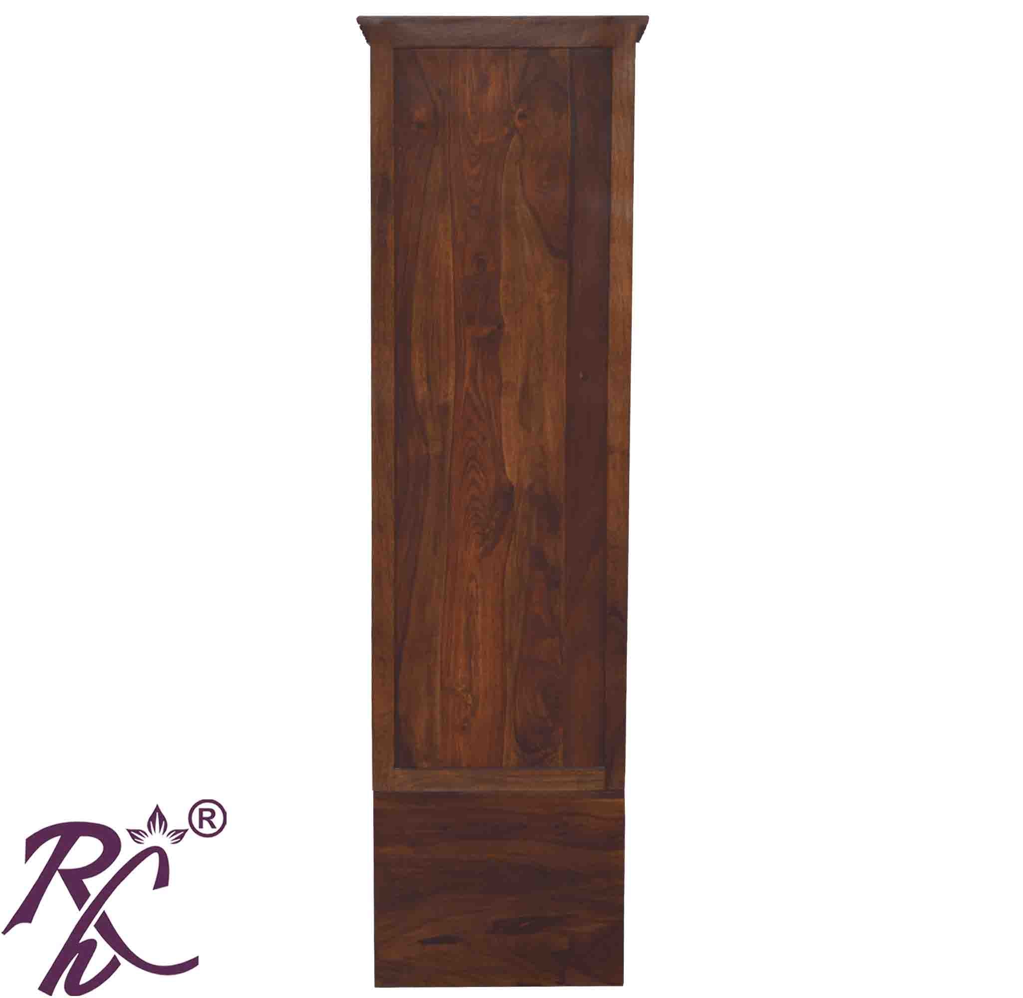 Solid Wood Kubera 2 Drawer Dresser Almirah With Stool