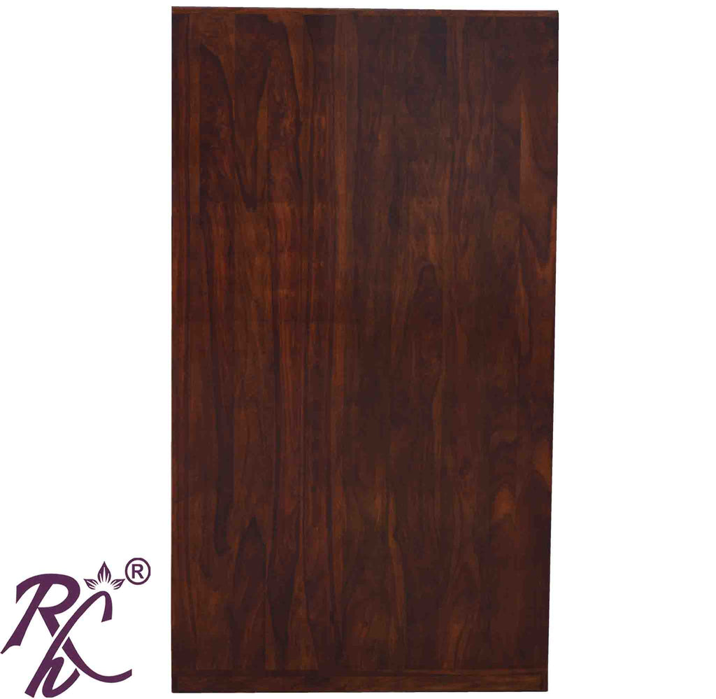 Solid Wood Dressing Brass Bakhra Design Almirah With Stool