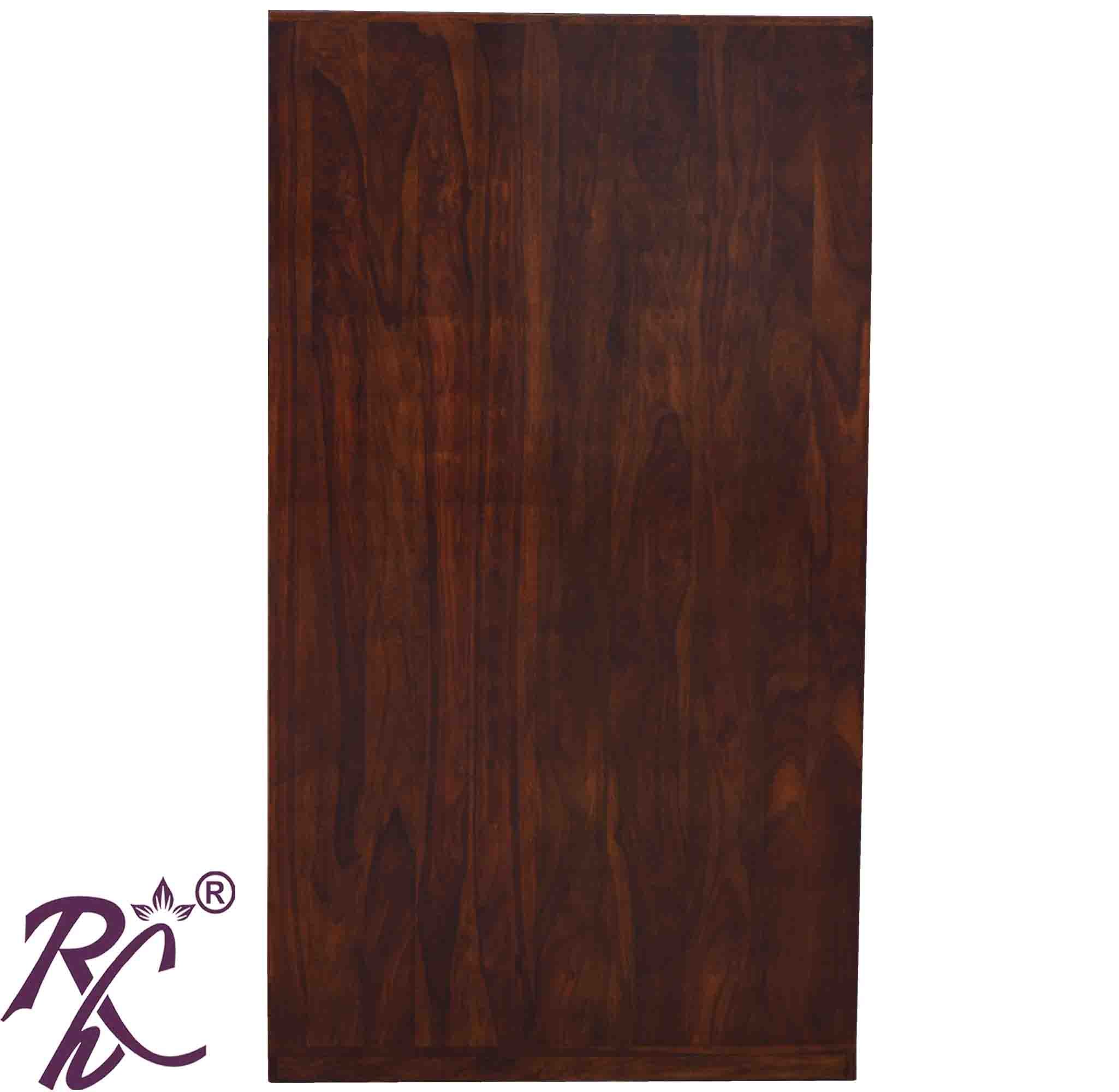 Solid Wood Dressing Brass Bakhra Design Almirah With Stool