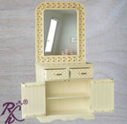 Solid Wood Brass Work Dressing Table Finish Duco Paint