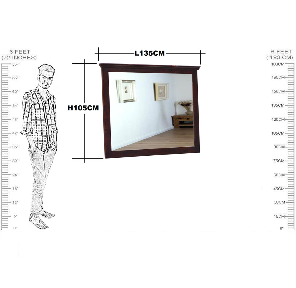 Solid Wooden Mirror Frame Large