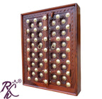 Solid Wooden Wood Bakhra Design Mirror Frame