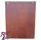 Solid Wooden Wood Bakhra Design Mirror Frame