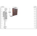 Solid Wooden Wood Bakhra Design Mirror Frame