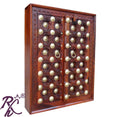 Solid Wooden Wood Bakhra Design Mirror Frame