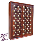 Solid Wooden Wood Bakhra Design Mirror Frame