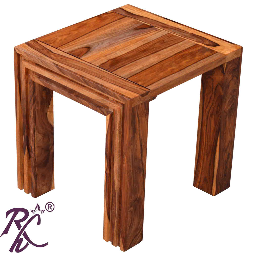 Solid Wood Wooden Lamp Table | Lamp Side Table | Side End Table
