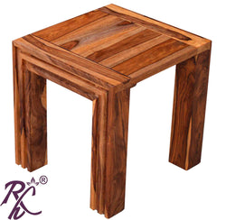 Solid Wood Wooden Lamp Table | Lamp Side Table | Side End Table