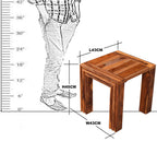 Solid Wood Wooden Lamp Table | Lamp Side Table | Side End Table