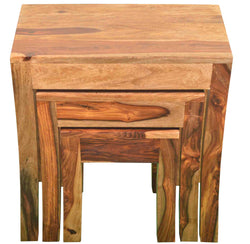 Solid Wood Wooden Achillies Design Lamp Table | Lamp Side Table | Side End Table | Nesting Table