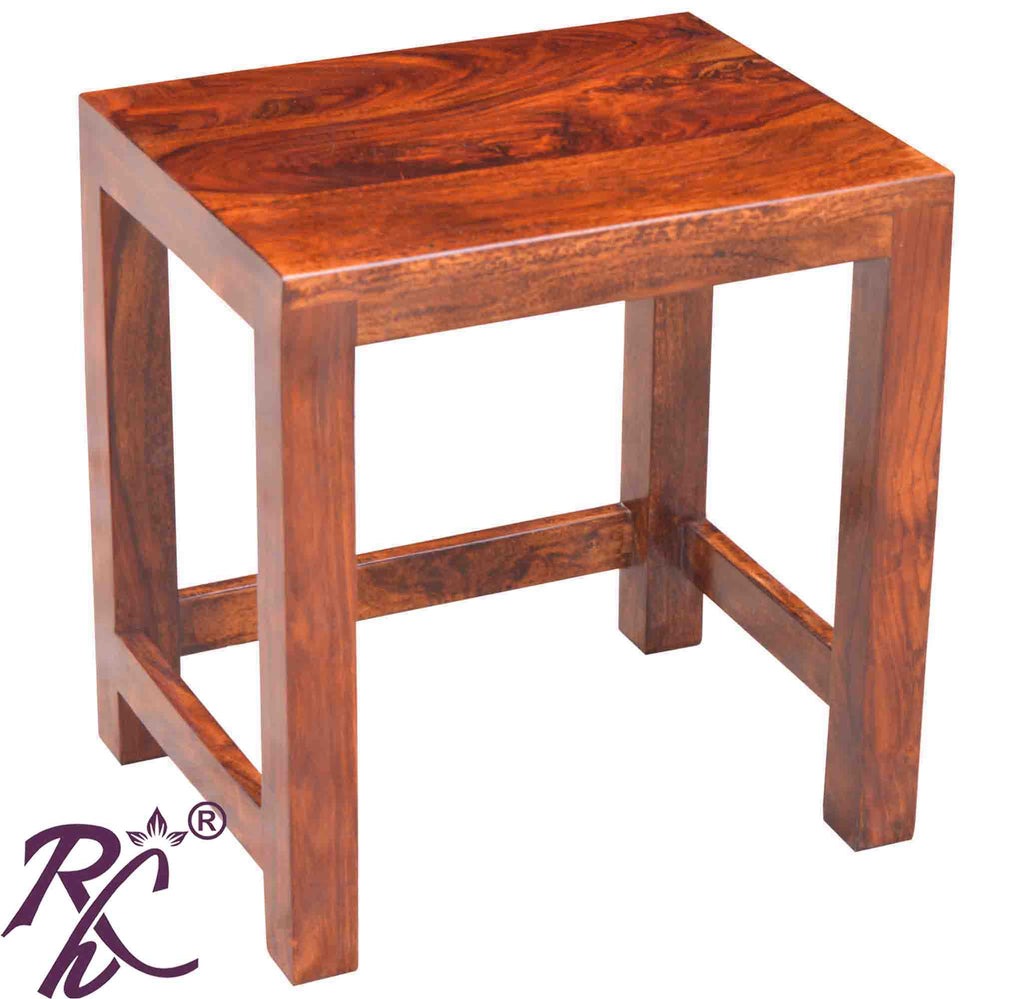 Solid Wood Wooden Lamp Table | Lamp Side Table | Side End Table | Nesting Table Set of 3 Pieces