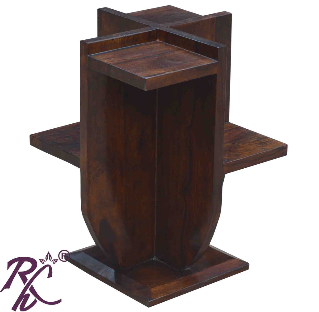 Solid Wood Wooden Lamp Table | Lamp Side Table | Side End Table
