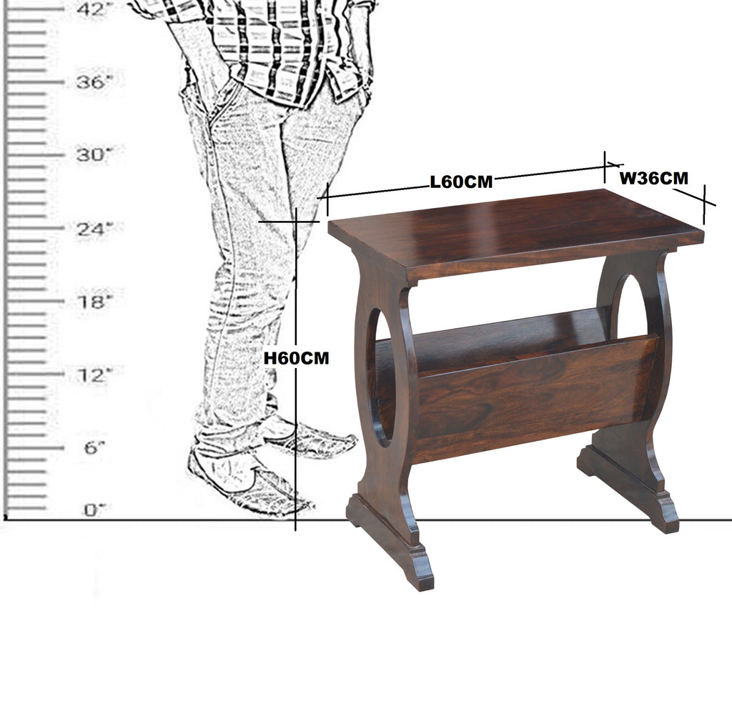 Solid Wood Wooden Lamp Table | Lamp Side Table | Side End Table