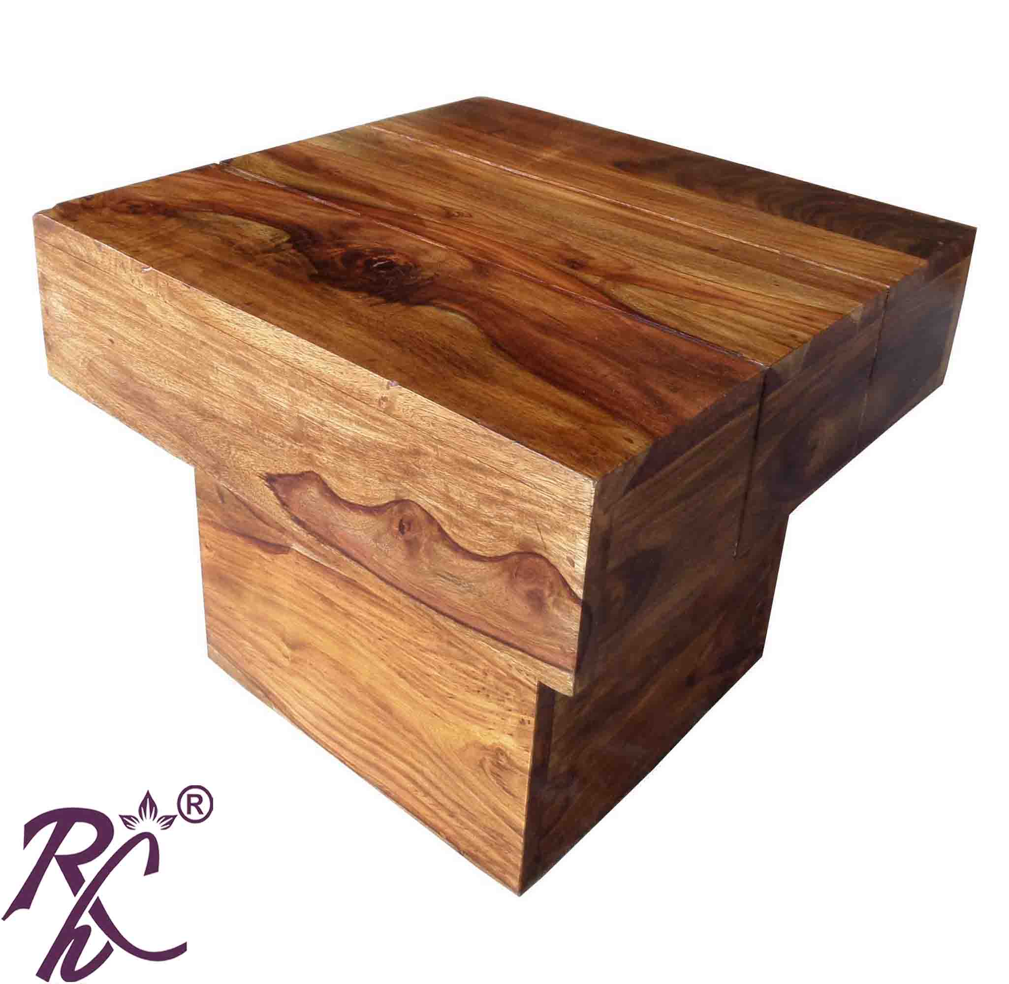 Solid Wood Wooden Lamp Table | Lamp Side Table | Side End Table