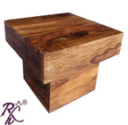 Solid Wood Wooden Lamp Table | Lamp Side Table | Side End Table