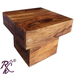 Solid Wood Wooden Lamp Table | Lamp Side Table | Side End Table