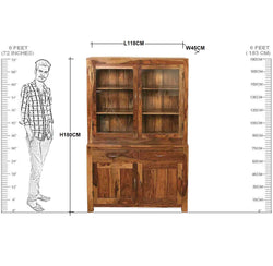 Solid Wooden Cube Kitchen Cabinet