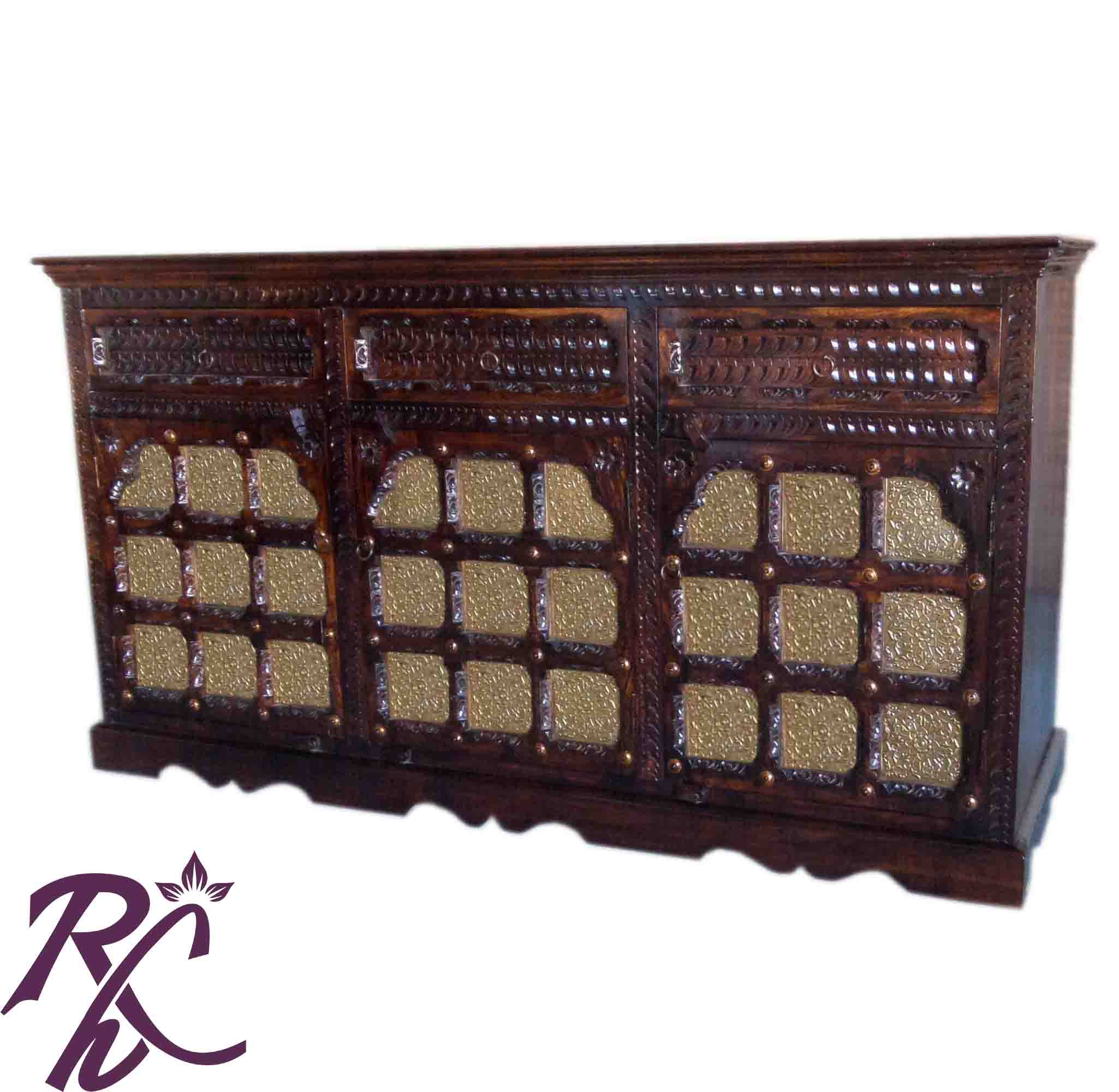 Solid Wood Pital Bakhra Side Board