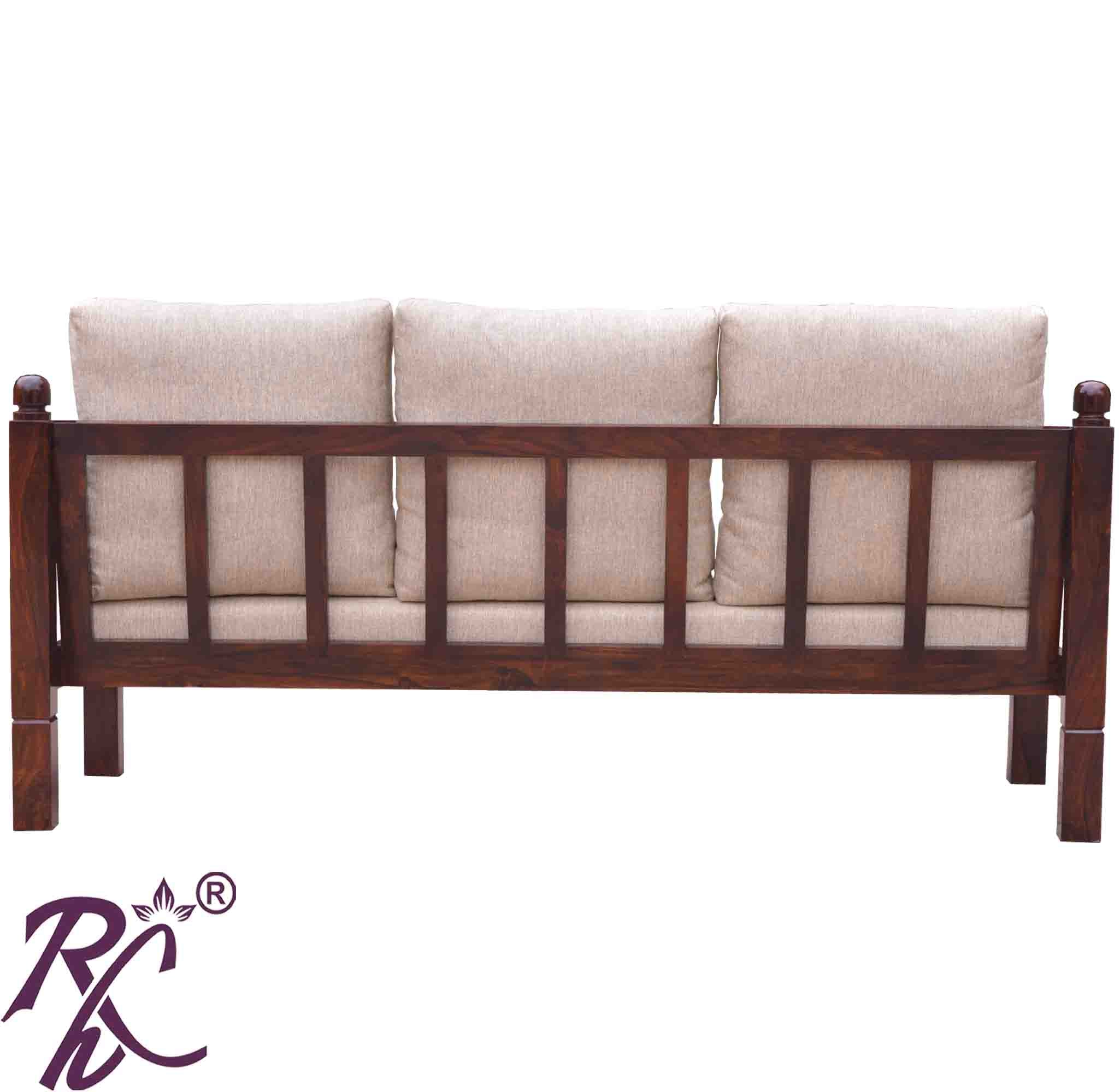 Solid Wood Sofa 3 Seater