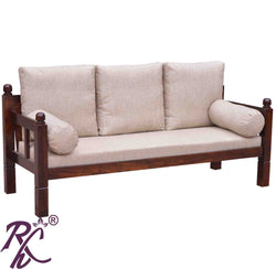 Solid Wood Sofa 3 Seater