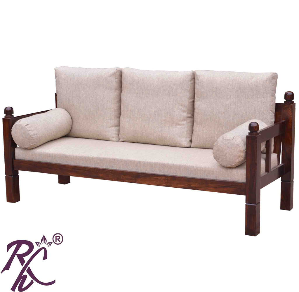 Solid Wood Sofa 3 Seater