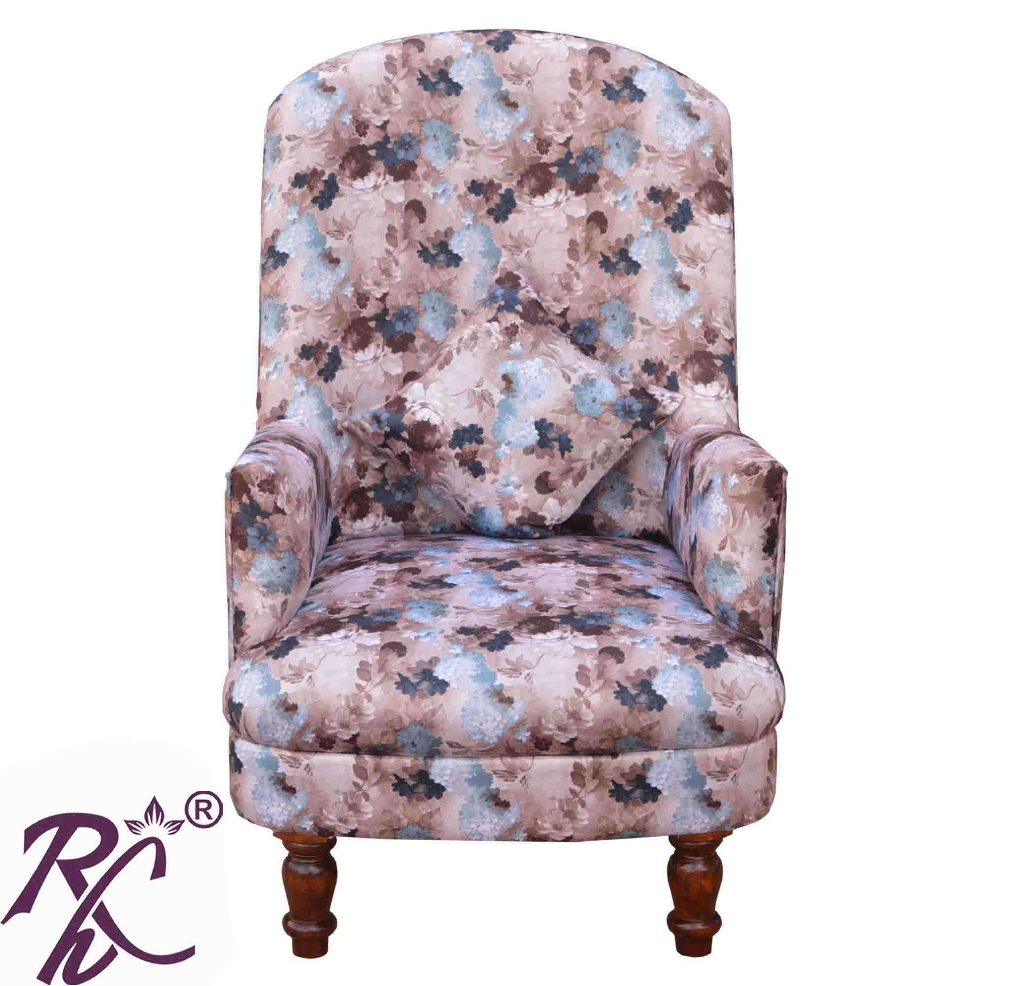 Solid Wood Europe Wing Sofa 1 Seater FP