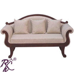 Solid Wood Mayur Design Sofa 2 Seater