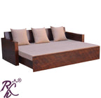 Solid Wooden Sofa Cum Bed