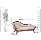 Solid Wooden Brass L+T Design Couch