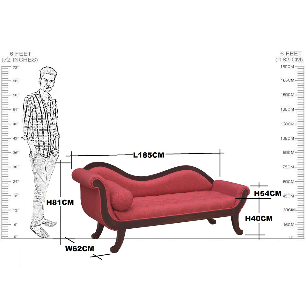 Solid Wooden Couch Sofa