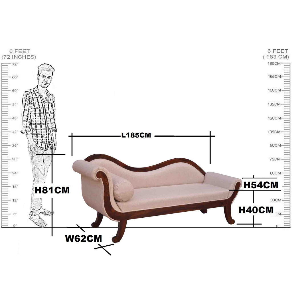 Solid Wooden Couch Sofa
