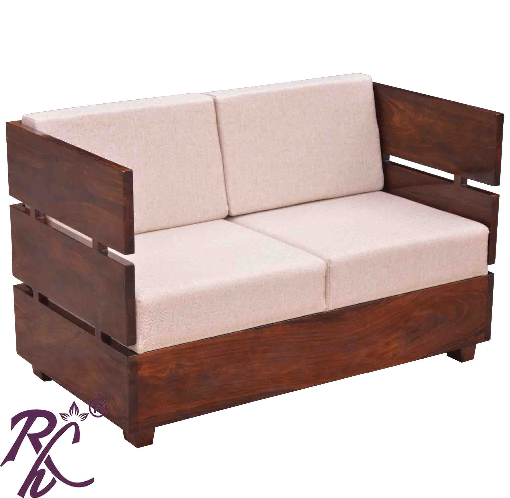 SOLID WOOD VOTED SOFA SET 4 SEATER - RAJ HANDICRAFT