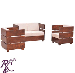 SOLID WOOD VOTED SOFA SET  4 SEATER