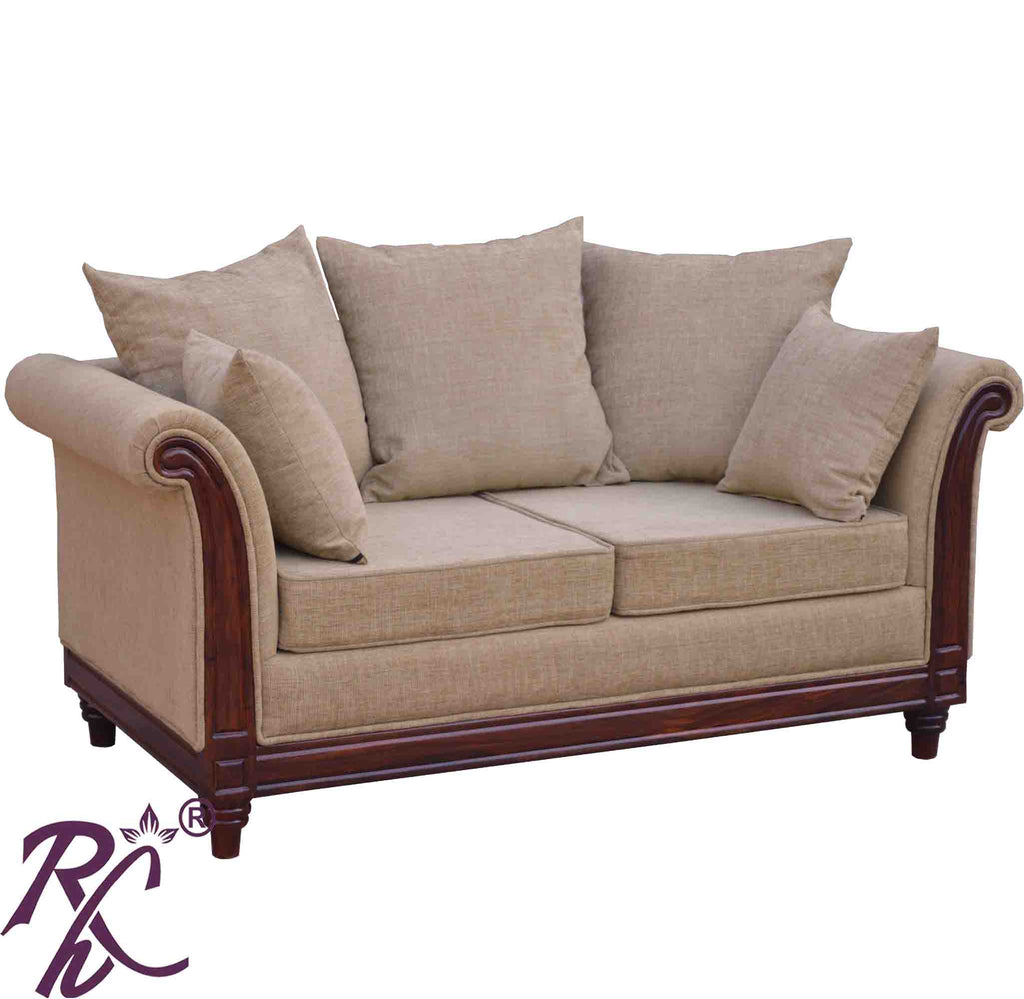 Wooden Mayur Design Sofa 2 Seater
