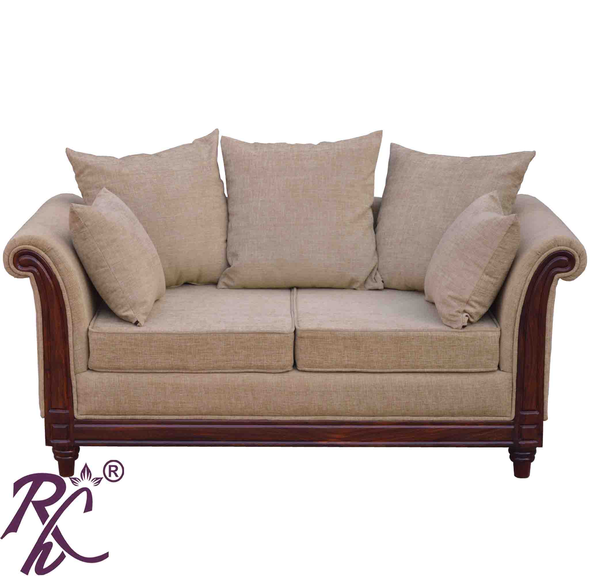 Wooden Mayur Design Sofa 2 Seater