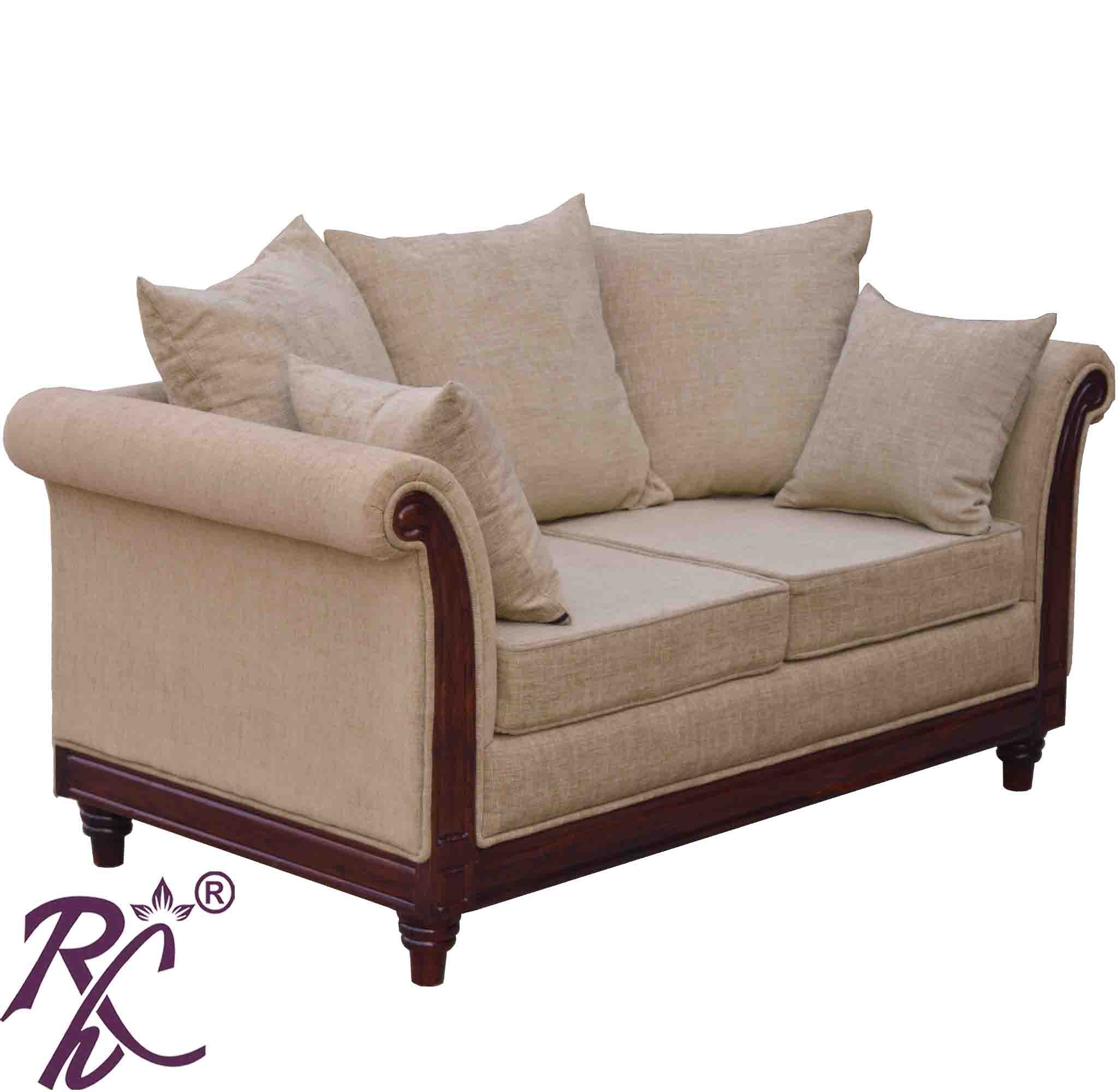 Wooden Mayur Design Sofa 2 Seater