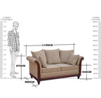 Wooden Mayur Design Sofa 2 Seater