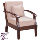 Solid Wooden Sofa One Seater