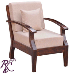 Solid Wooden Sofa One Seater