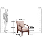 Solid Wooden Sofa One Seater