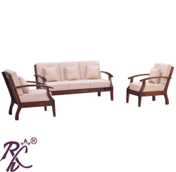 Solid Wooden Raj Sofa 5 Seater