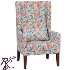 Solid Wooden Wing Chair | Wing Sofa