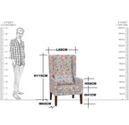 Solid Wooden Wing Chair | Wing Sofa