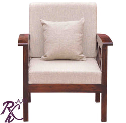 Solid Wood XX Design Sofa One Seater