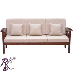 Solid Wood XX Design Sofa 3 Seater