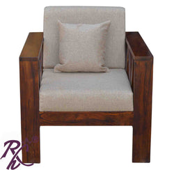 Solid Wood VV Design Sofa One Seater
